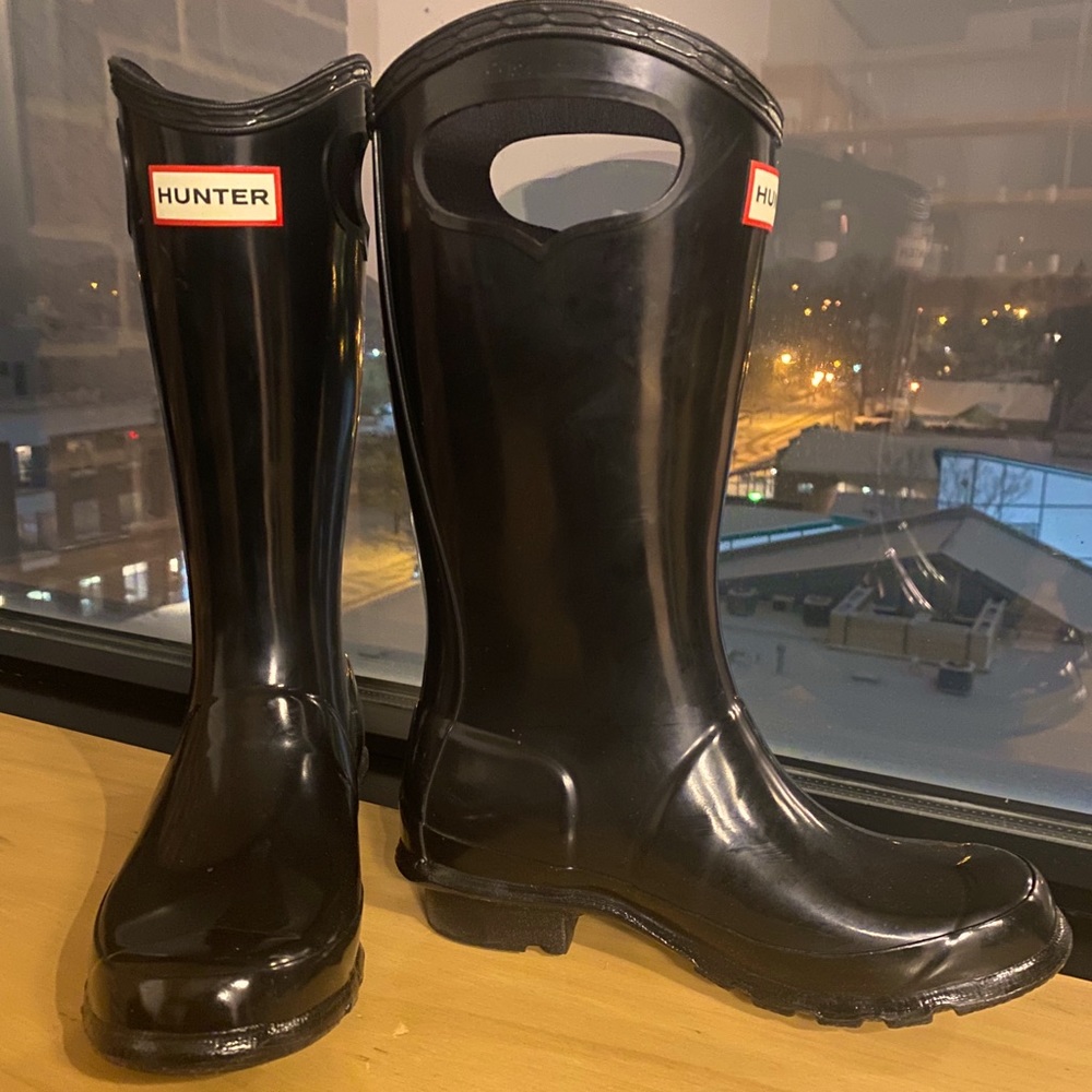 HUNTER RAIN BOOTS SZ 3B4G